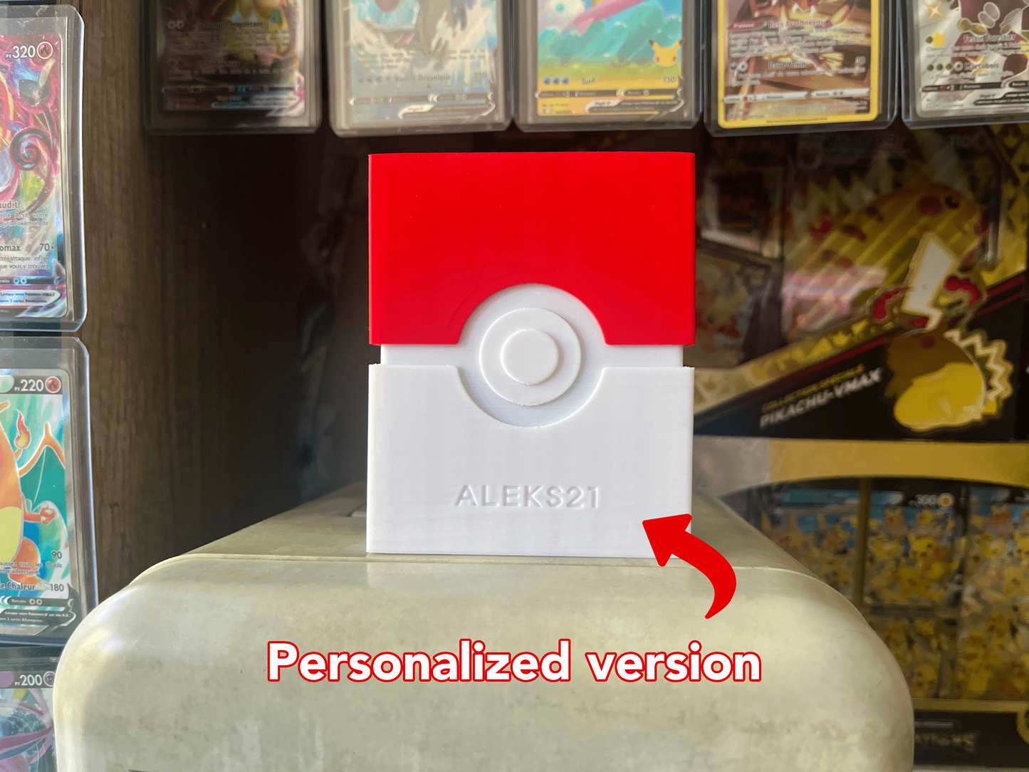 Boite rangement Cartes POKEMON Impression 3D