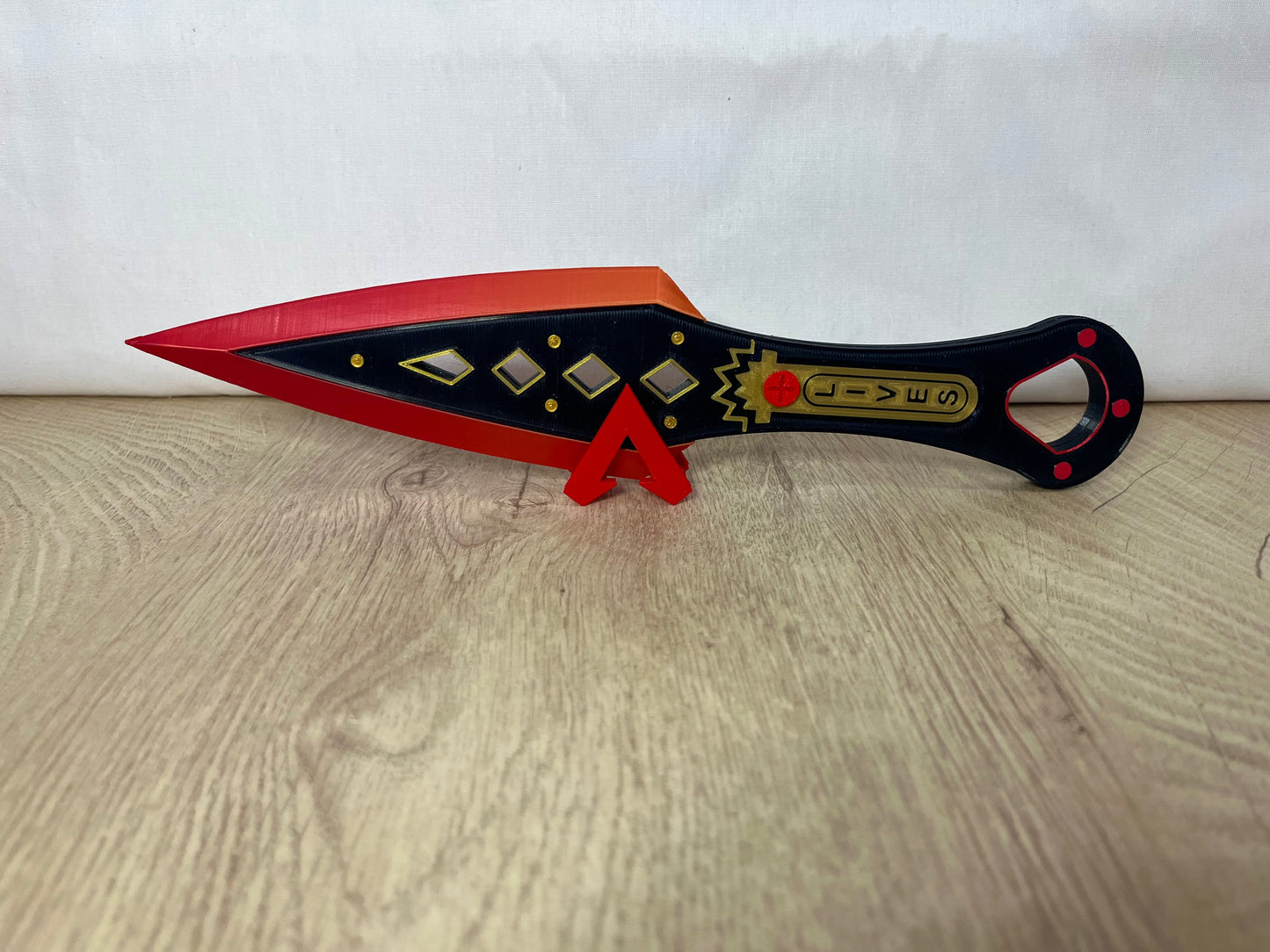 Wraith Kunai Erbstück Apex Legends + Logo Unterstützung Apex 3D -Druck | Kostenloser Versand