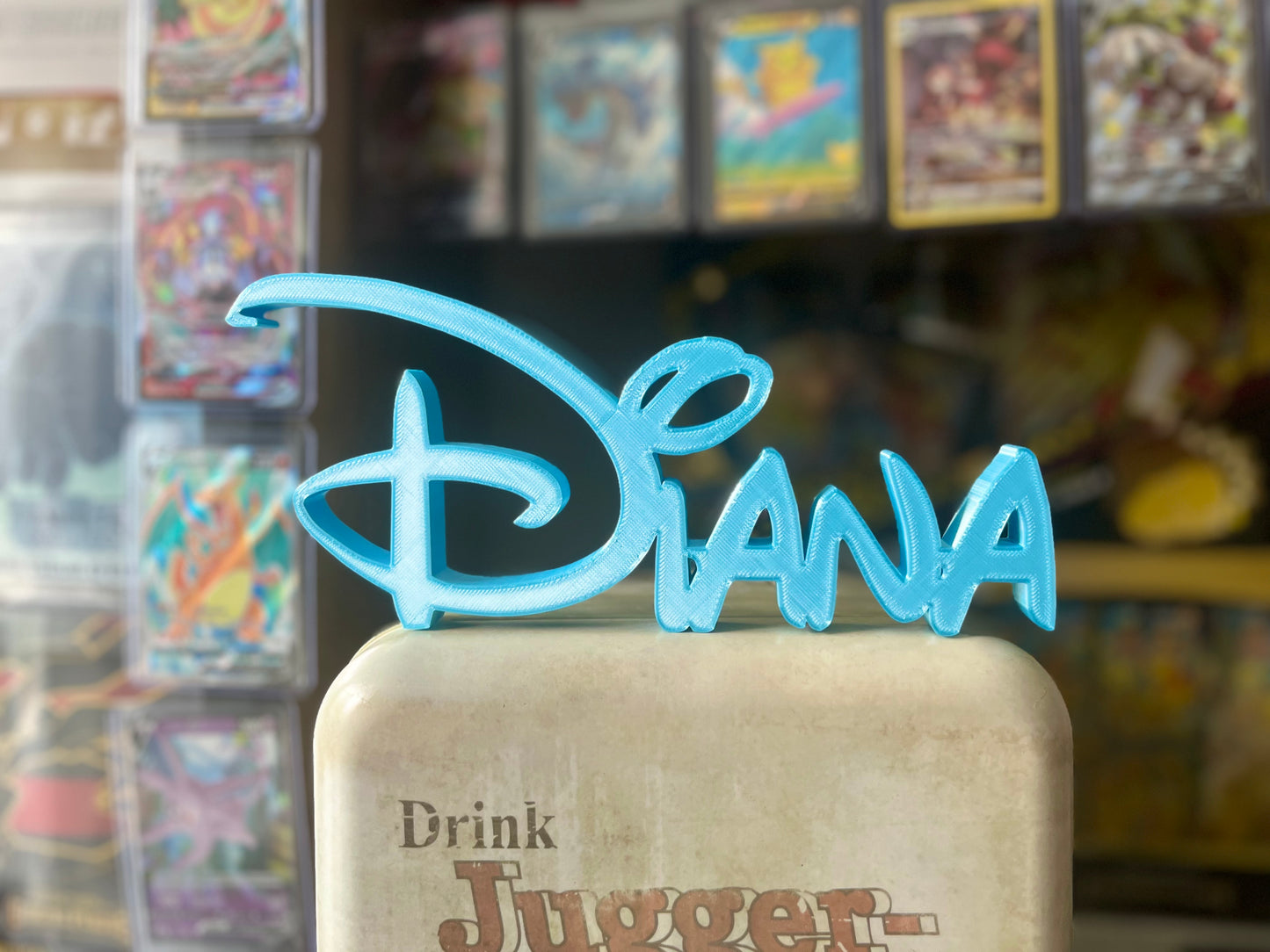 Décoration Nom style Disney personnalisée / Plaque signalétique imprimée en 3D ! Cadeau Disney
