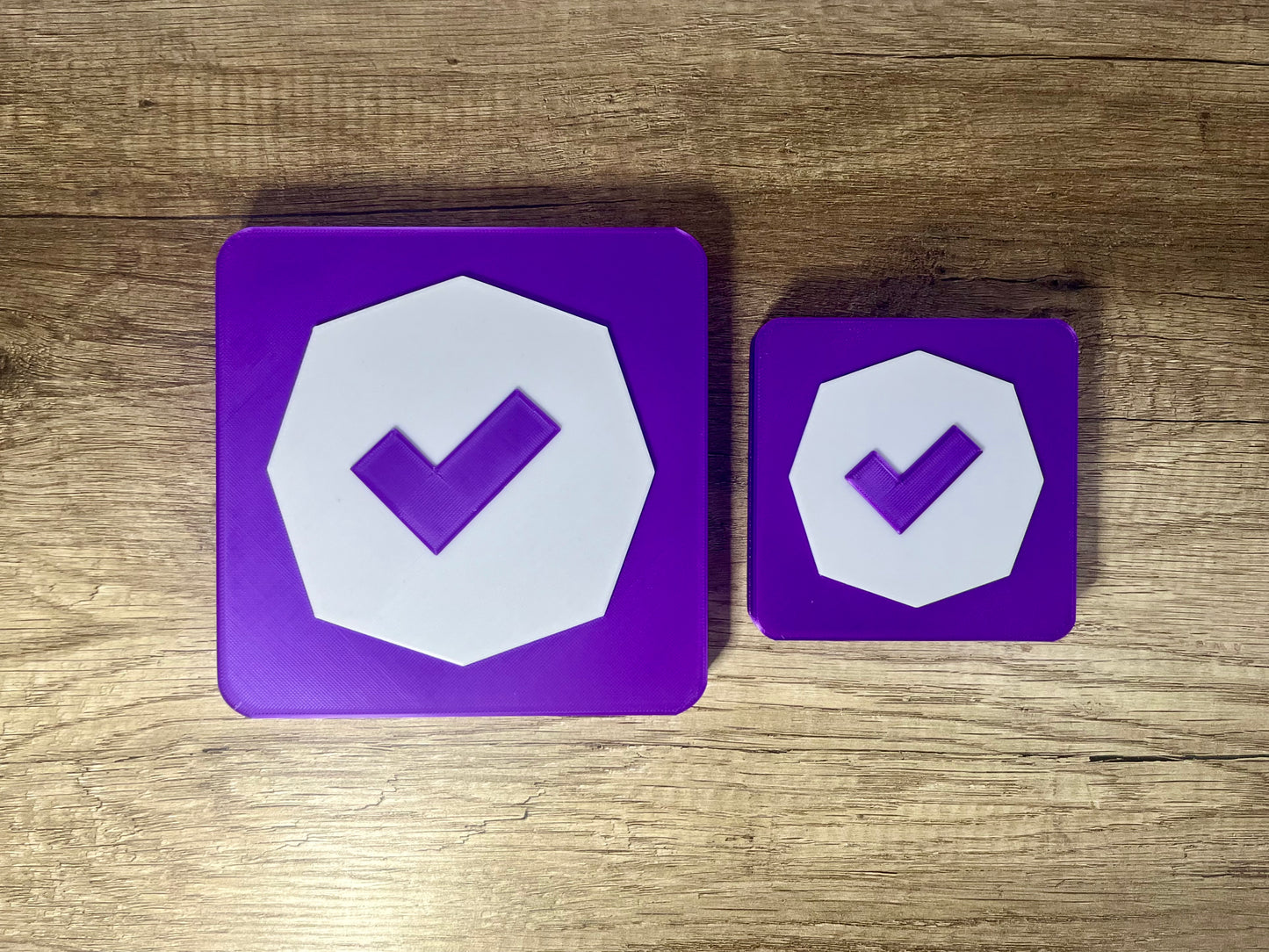 LOGO PARTENAIRE TWITCH badge décoration murale, décoration de bureau, twitch partner