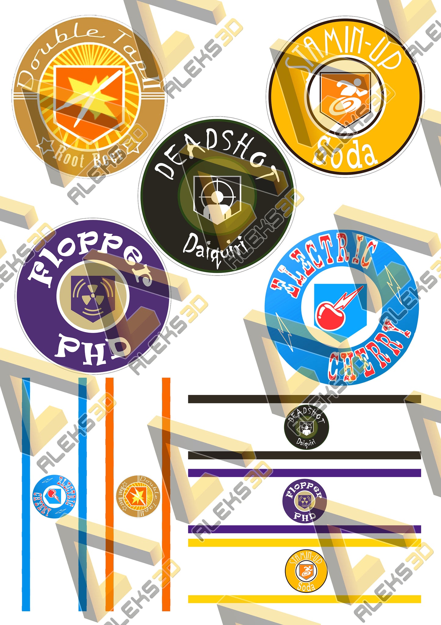 Call of Duty PERKS ZOMBIE Décoration | Fichier numérique Png transparent HD à télécharger