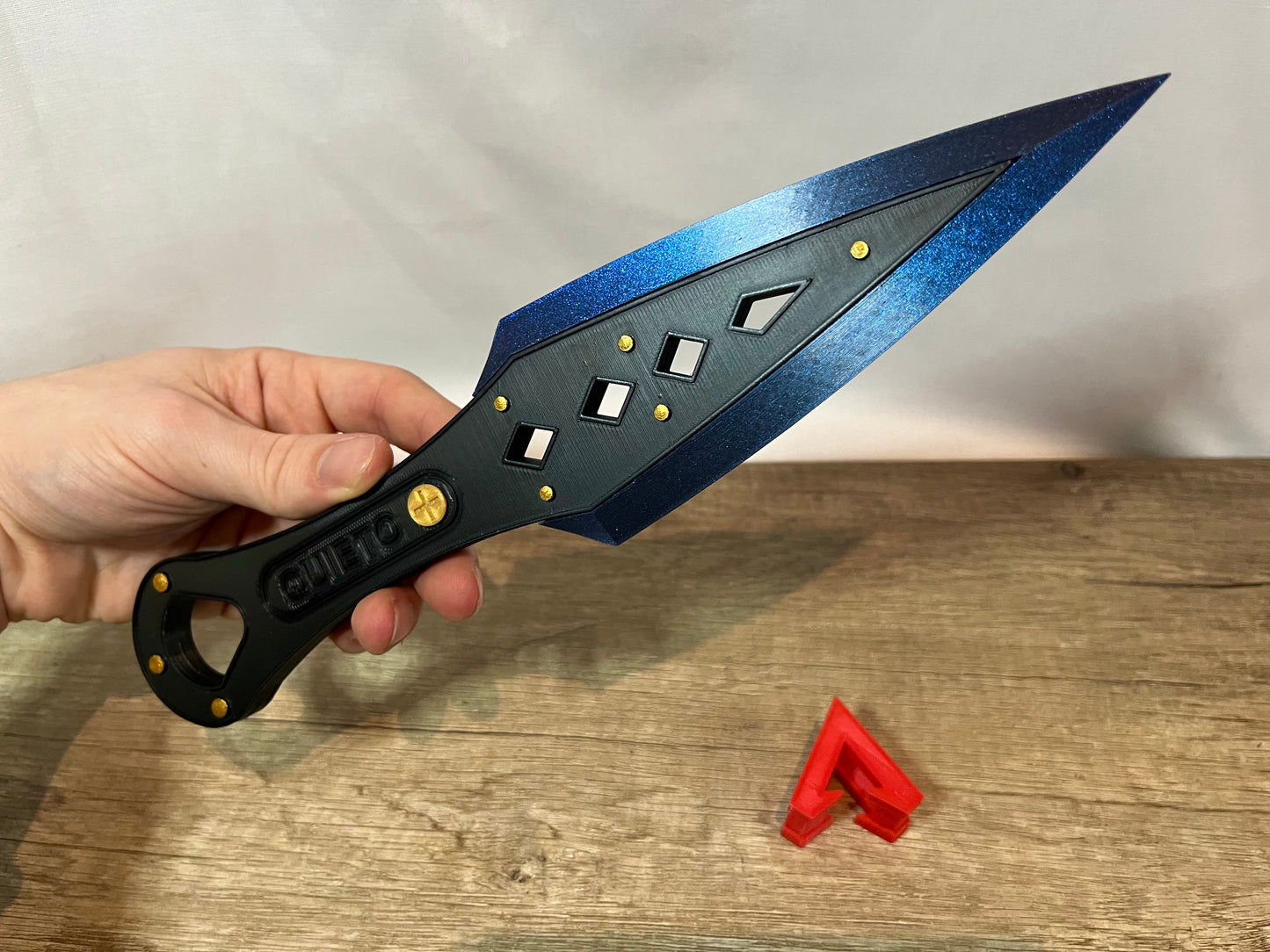 Wraith Kunai Erbstück Apex Legends + Logo Unterstützung Apex 3D -Druck | Kostenloser Versand